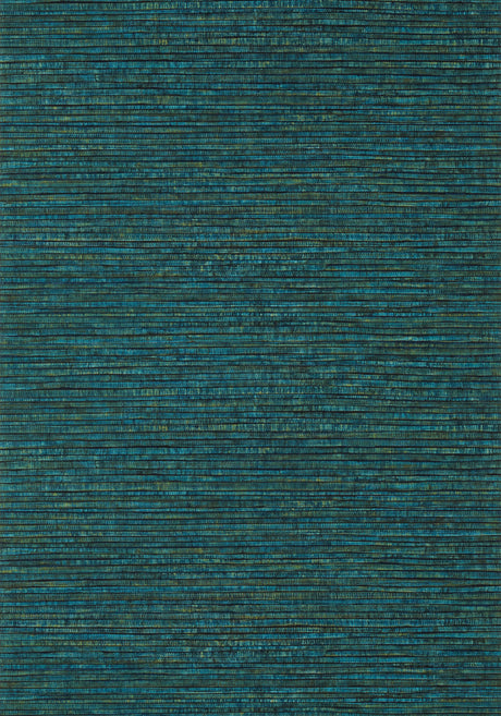 Thibaut WOODY GRASS Turquoise and Brown Wallpaper