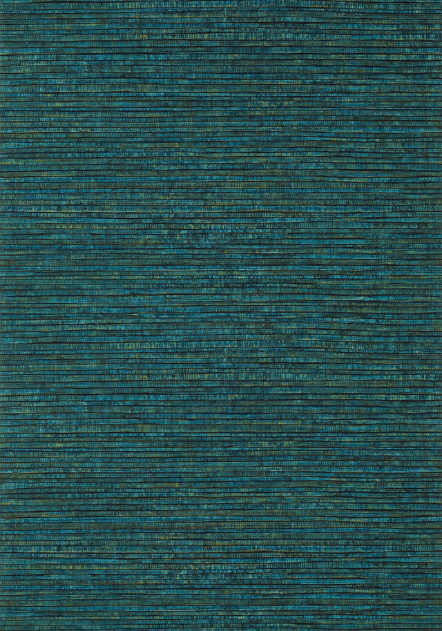 Thibaut WOODY GRASS Turquoise and Brown Wallpaper