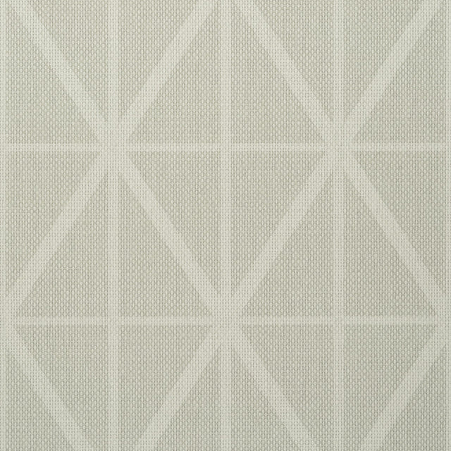 Thibaut Cafe Weave Trellis Putty Wallpaper