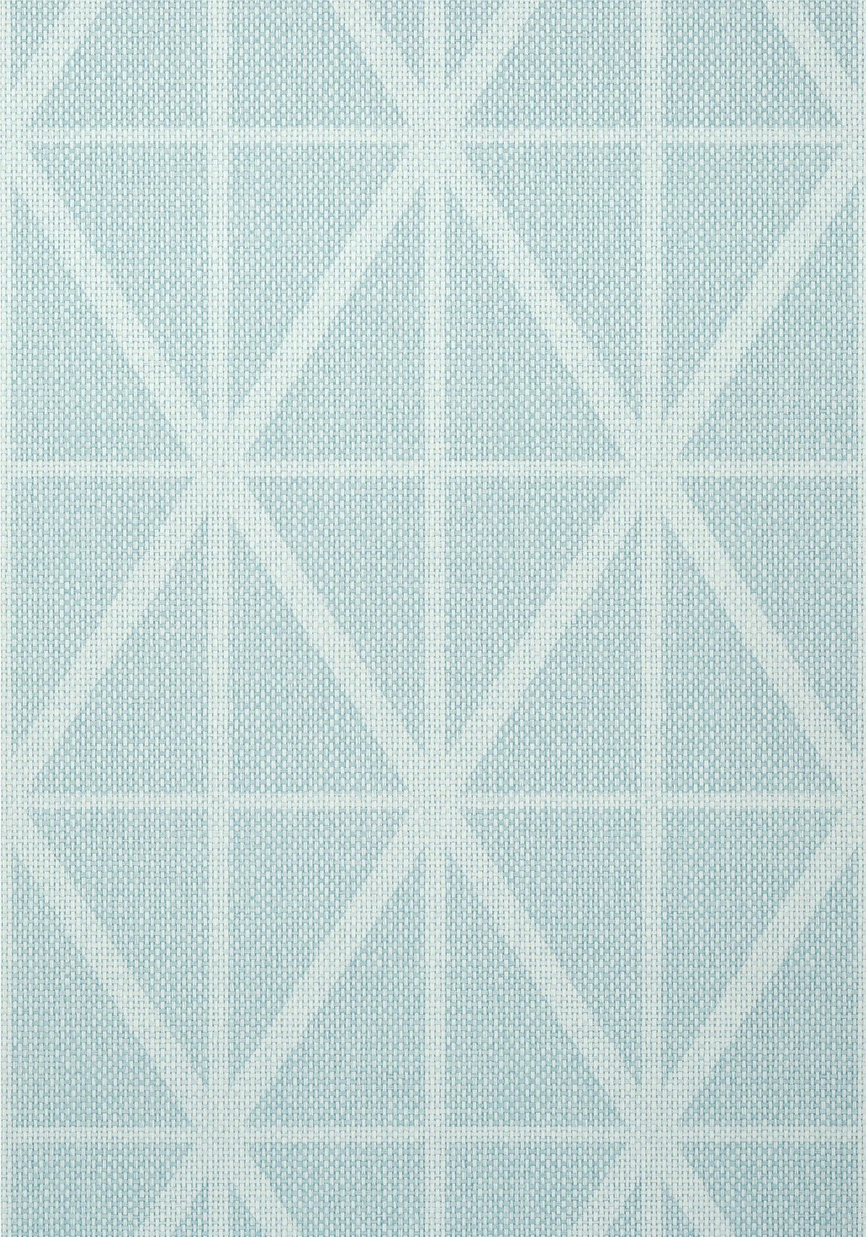 Thibaut CAFE WEAVE TRELLIS Soft Blue Wallpaper