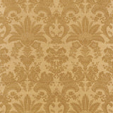 Thibaut West Indies Damask Metallic Gold On Camel Wallpaper