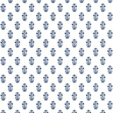 Thibaut CORWIN Navy on White Wallpaper