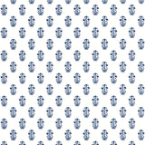 Thibaut Corwin Navy On White Wallpaper