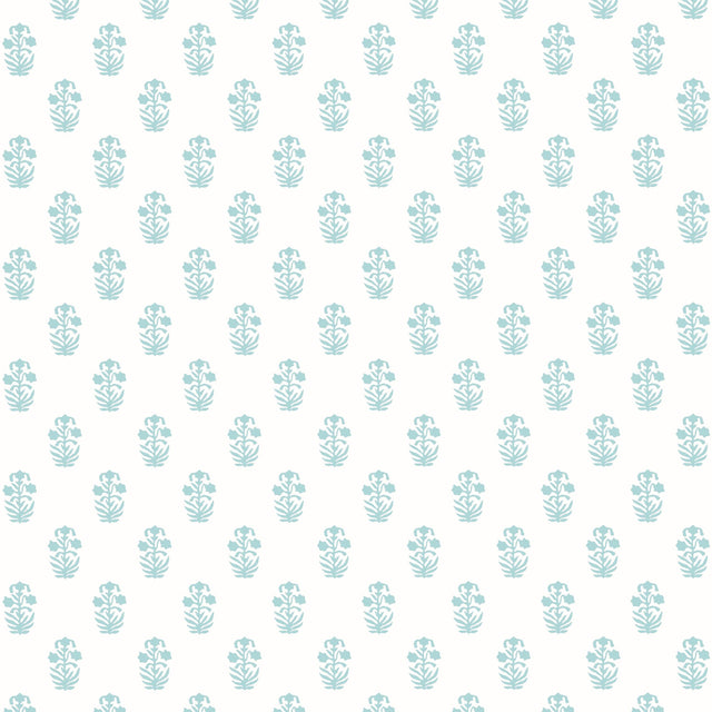 Thibaut Corwin Seaglass On White Wallpaper