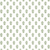 Thibaut CORWIN Green on White Wallpaper