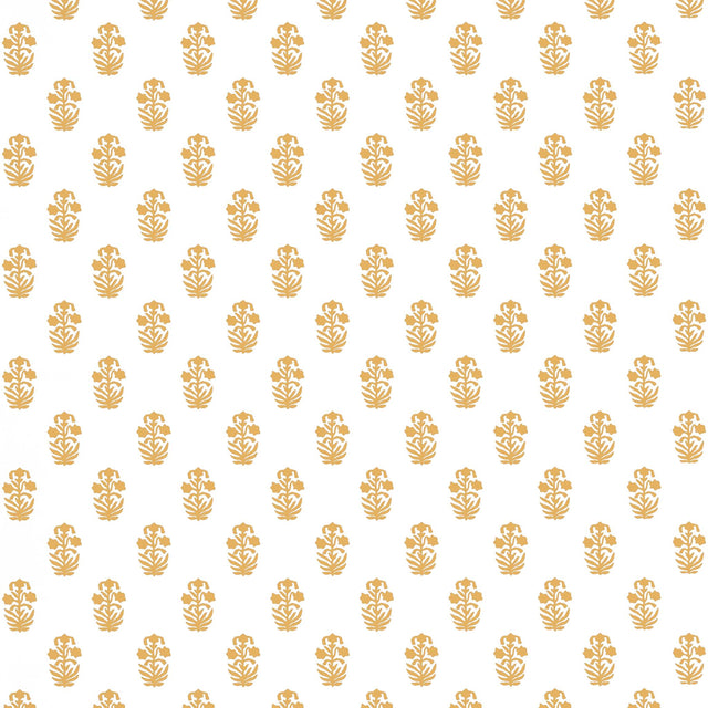 Thibaut CORWIN Gold on White Wallpaper