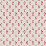 Thibaut CORWIN Raspberry on Natural Wallpaper