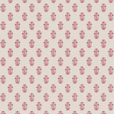 Thibaut Corwin Raspberry On Natural Wallpaper