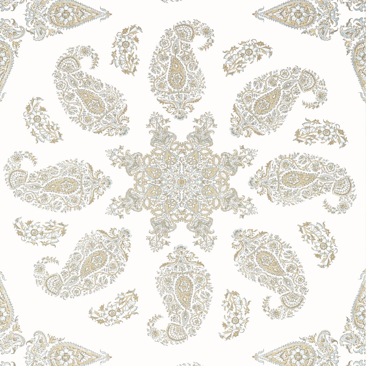 Thibaut East India Beige Wallpaper