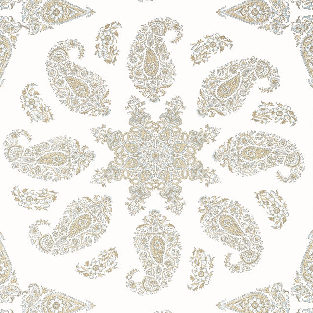 Thibaut East India Beige Wallpaper