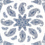 Thibaut EAST INDIA Blue and White Wallpaper