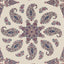 Thibaut EAST INDIA Raspberry and Blue on Natural Wallpaper