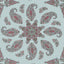 Thibaut East India Raspberry And Teal Wallpaper