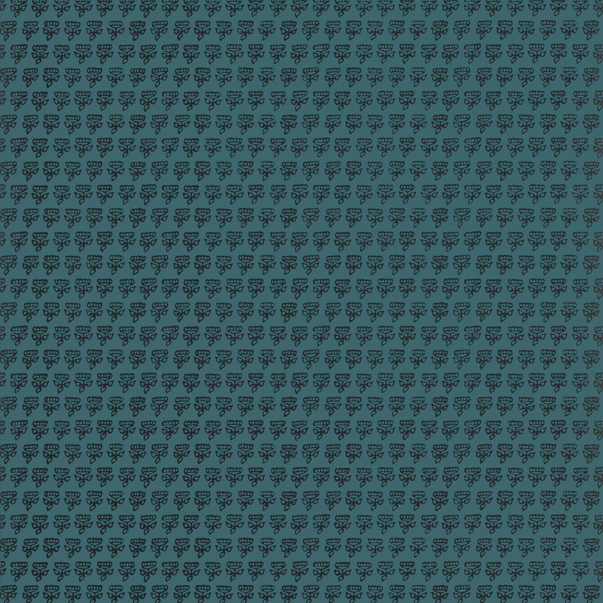 Thibaut MIMI Teal Wallpaper