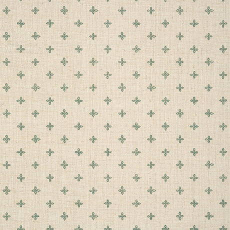 Thibaut BETHANY Green on Off White Wallpaper