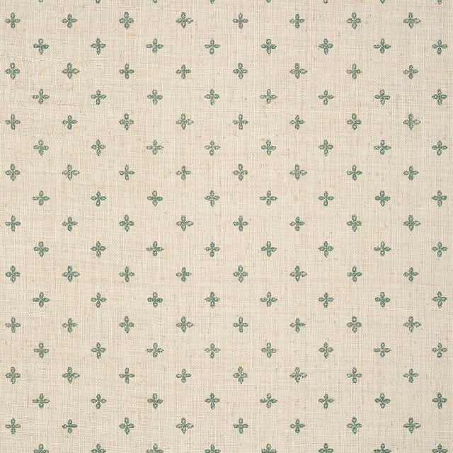 Thibaut BETHANY Green on Off White Wallpaper