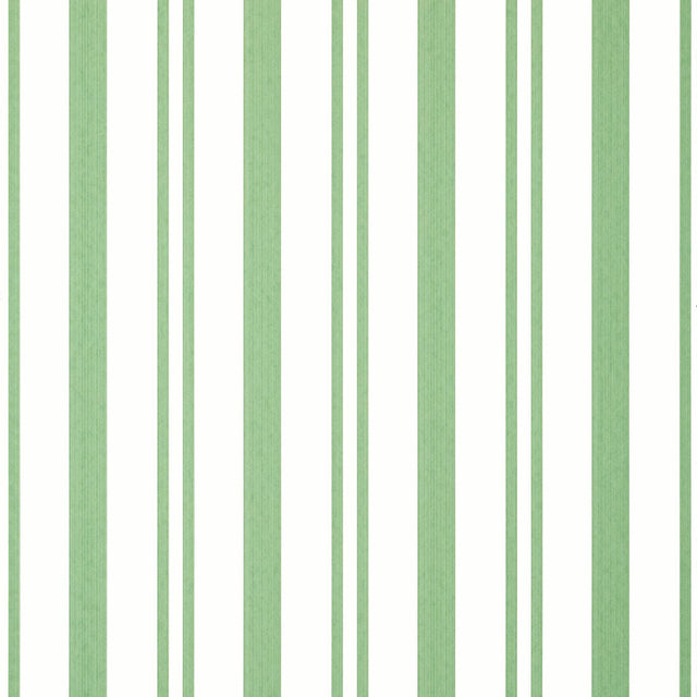 Thibaut MAGGIE STRIPE Green Wallpaper