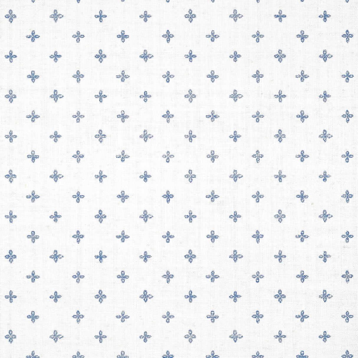 Thibaut BETHANY Navy on White Wallpaper
