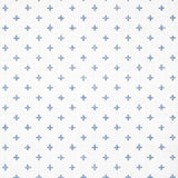 Thibaut Bethany Navy On White Wallpaper