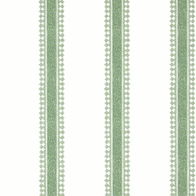 Thibaut CAMBRIDGE STRIPE Green Wallpaper