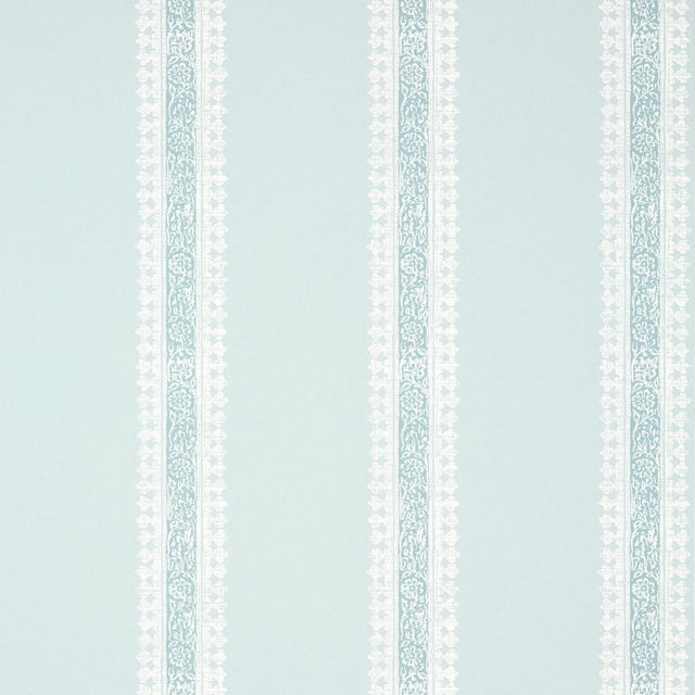 Thibaut CAMBRIDGE STRIPE Robin's Egg Wallpaper