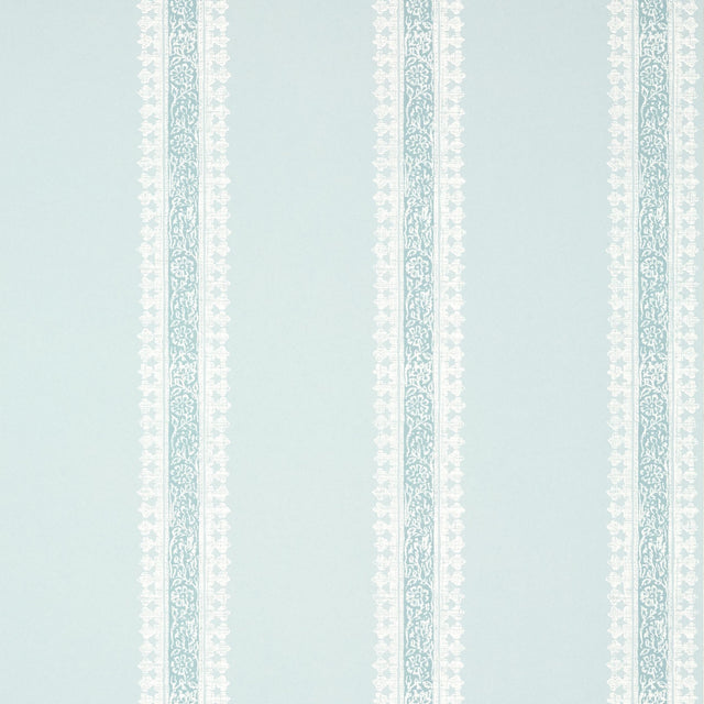Thibaut Cambridge Stripe Robin'S Egg Wallpaper