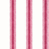 Thibaut Cambridge Stripe Raspberry Wallpaper