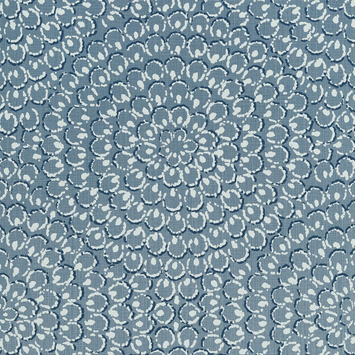Thibaut Aster Navy Wallpaper
