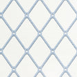 Thibaut Easom Trellis Blue Wallpaper