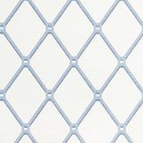 Thibaut Easom Trellis Blue Wallpaper