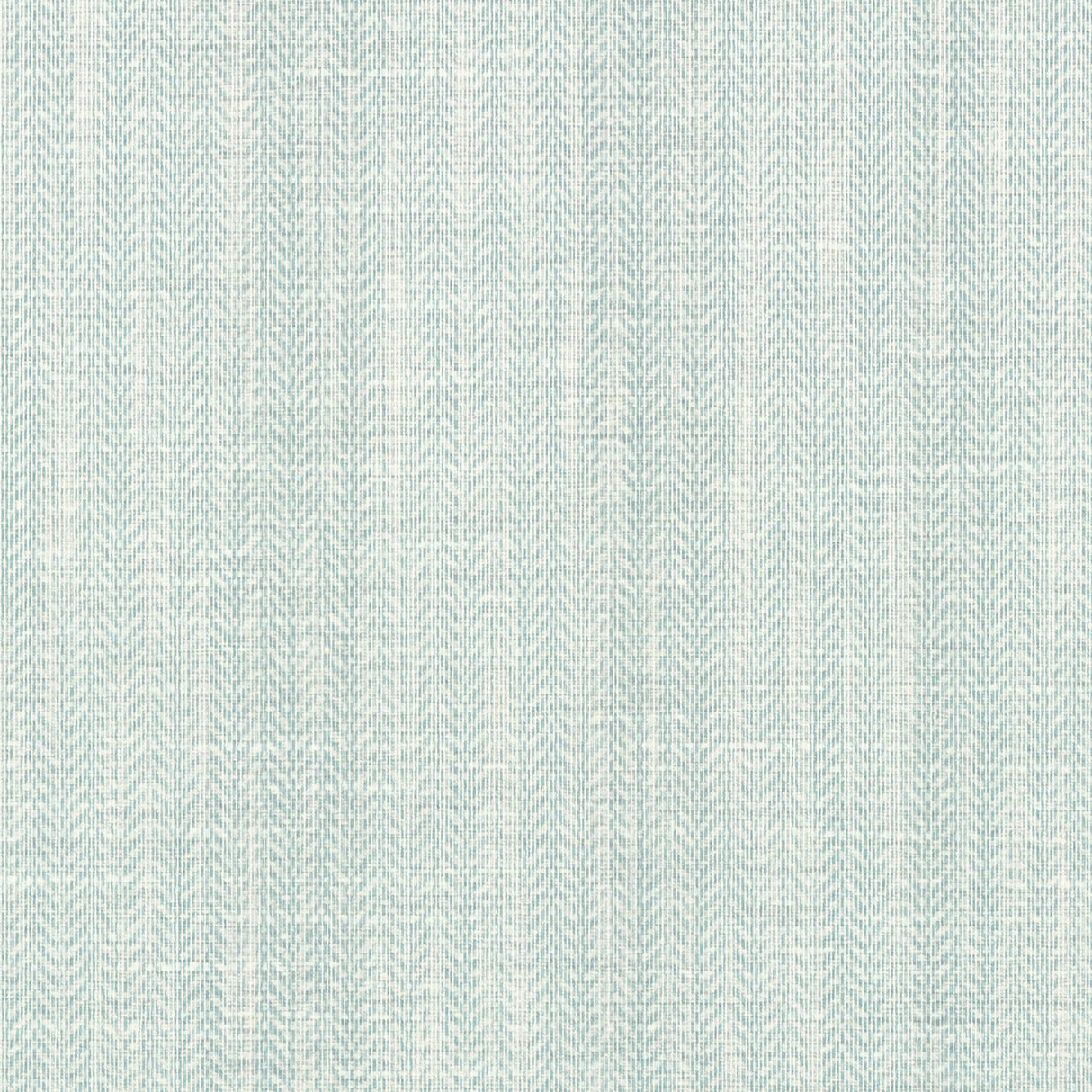 Thibaut Baldwin Herringbone Aqua Wallpaper
