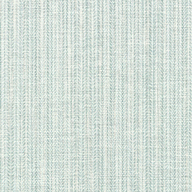Thibaut Baldwin Herringbone Aqua Wallpaper