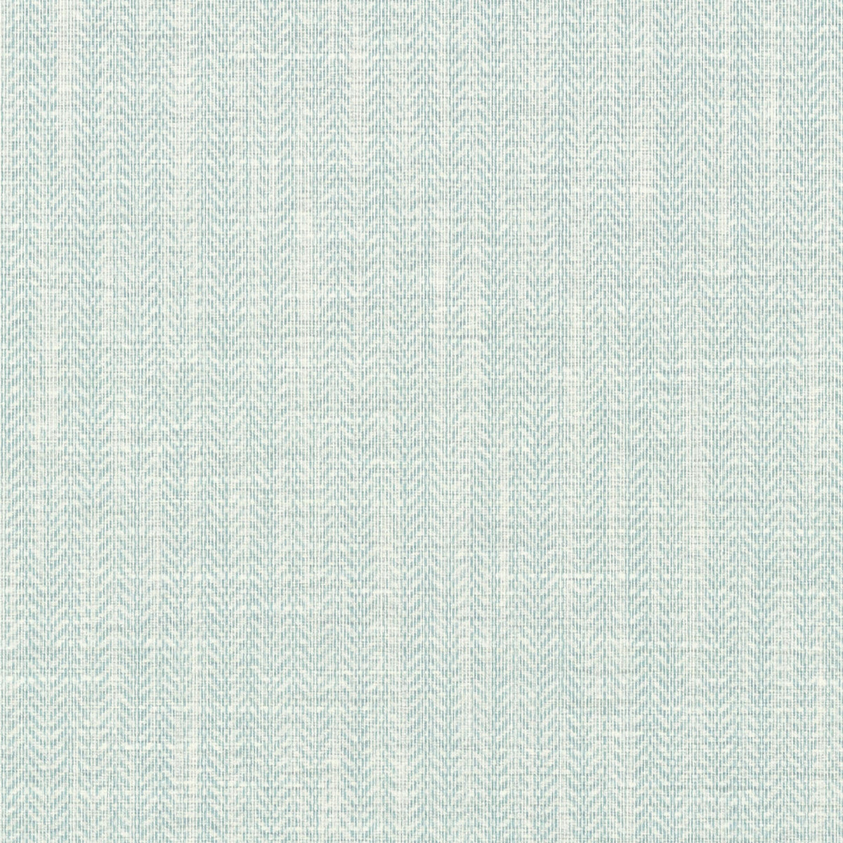 Thibaut Baldwin Herringbone Aqua Wallpaper