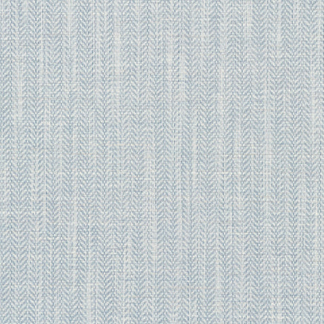 Thibaut Baldwin Herringbone Blue Wallpaper