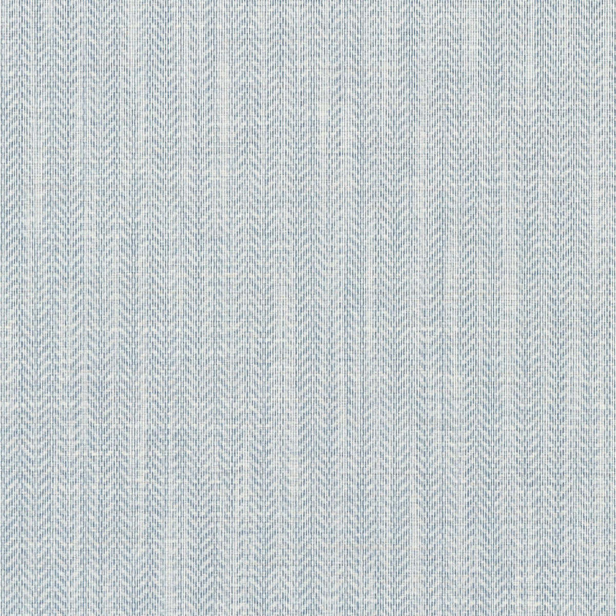 Thibaut Baldwin Herringbone Blue Wallpaper