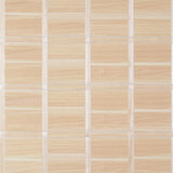 Thibaut WOOD PANEL Natural and Metallic Silver Wallpaper