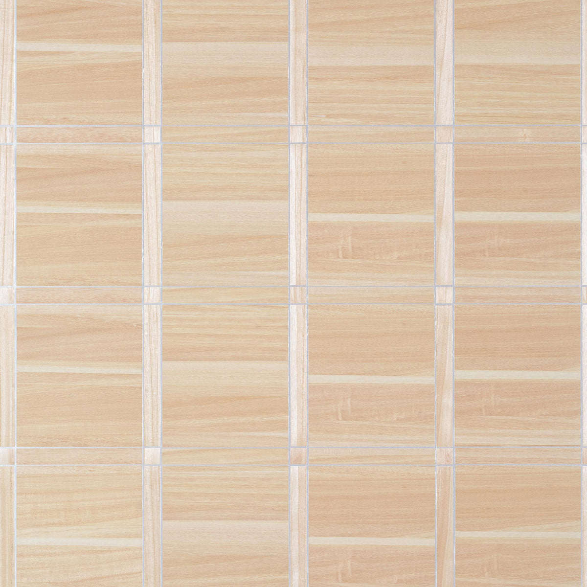 Thibaut Wood Panel Natural And Metallic Silver Wallpaper