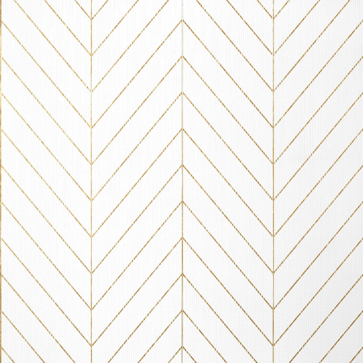 Thibaut LAND BRIDGE White and Metallic Gold Wallpaper