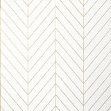 Thibaut LAND BRIDGE White and Metallic Gold Wallpaper