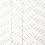 Thibaut Land Bridge White And Metallic Gold Wallpaper