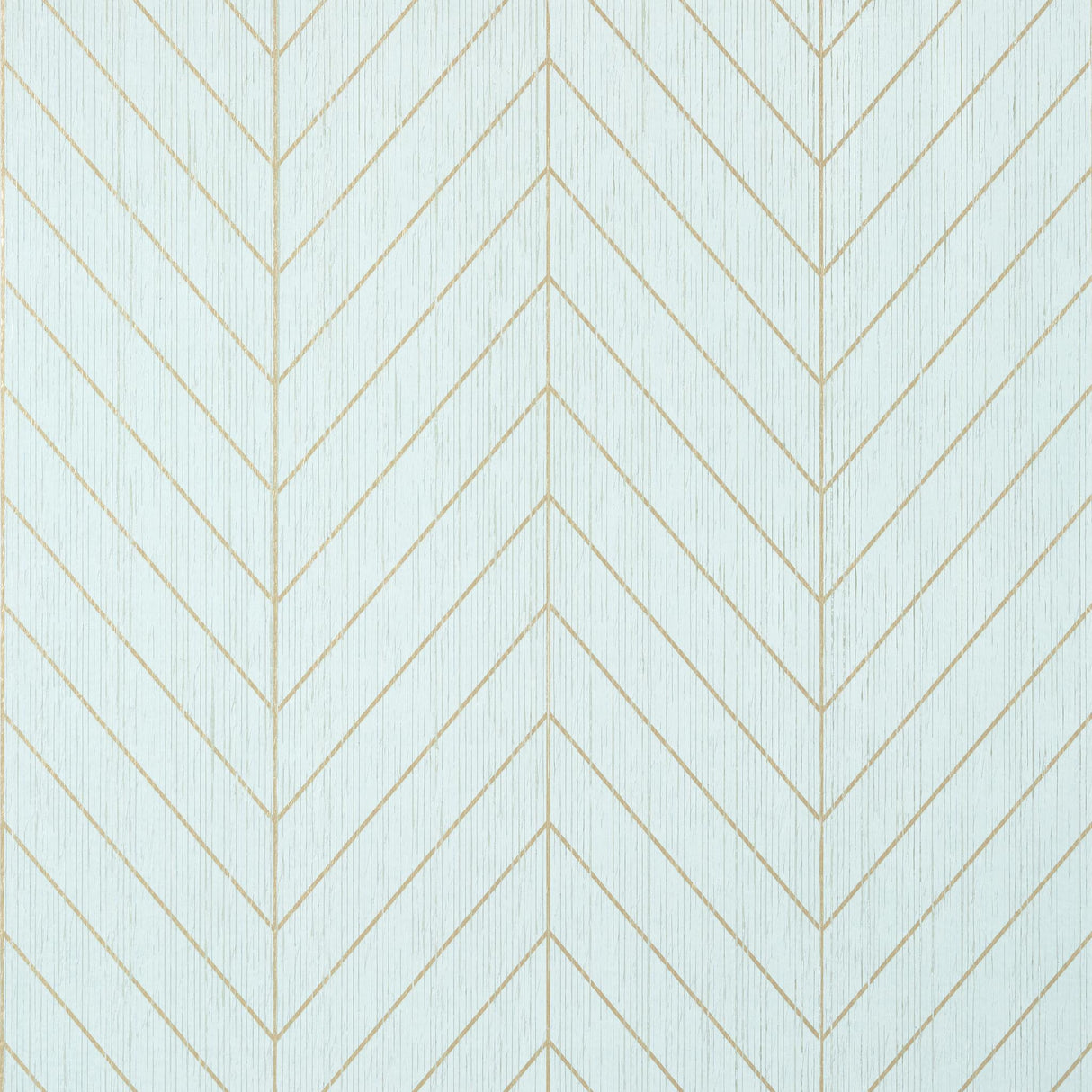 Thibaut LAND BRIDGE Robin's Egg and Metallic Gold Wallpaper