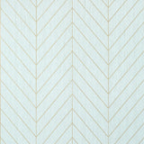 Thibaut LAND BRIDGE Robin's Egg and Metallic Gold Wallpaper