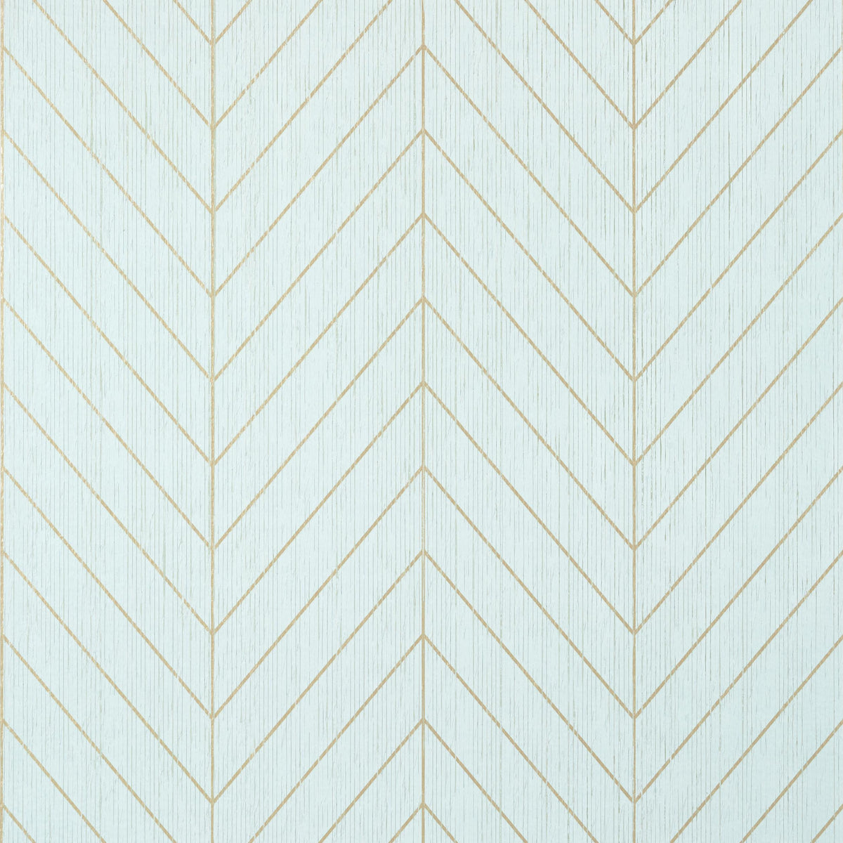 Thibaut Land Bridge Robin'S Egg And Metallic Gold Wallpaper