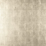 Thibaut Metal Leaf Metallic Pewter Wallpaper
