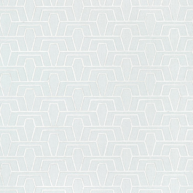 Thibaut HINTON TUNNEL Soft Blue Wallpaper