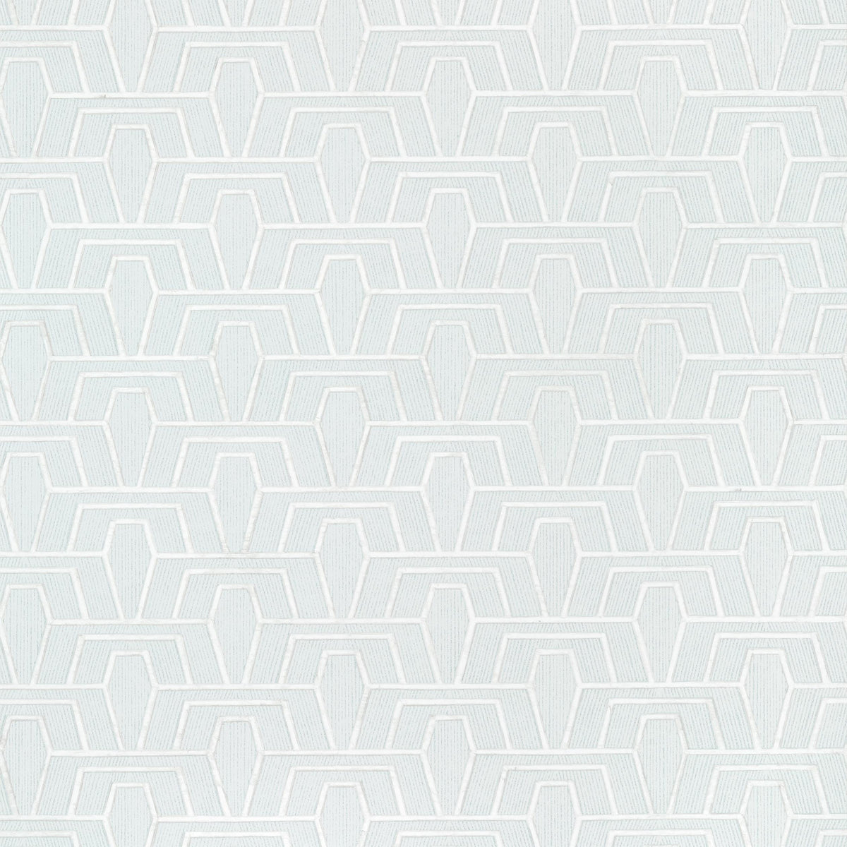 Thibaut Hinton Tunnel Soft Blue Wallpaper