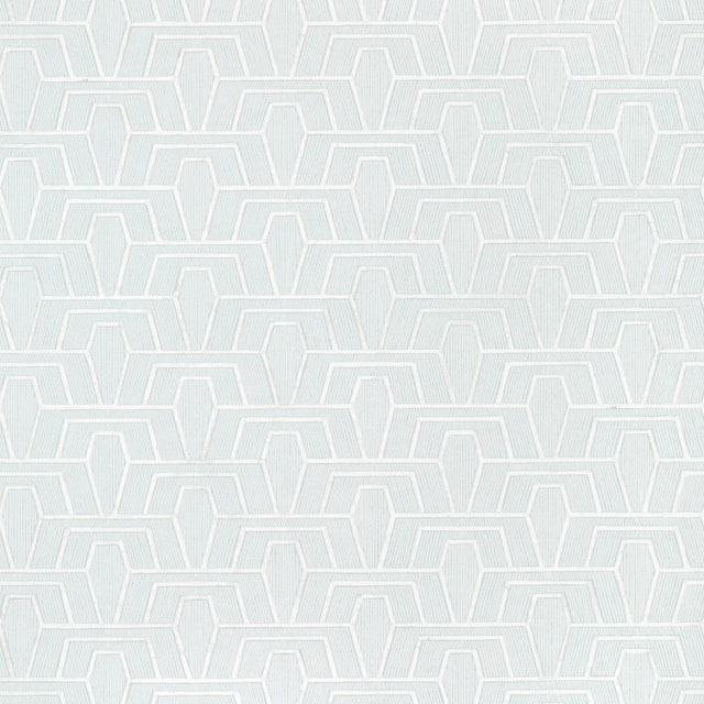 Thibaut Hinton Tunnel Soft Blue Wallpaper