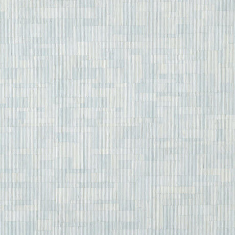 Thibaut BAMBOO MOSAIC Soft Blue Wallpaper