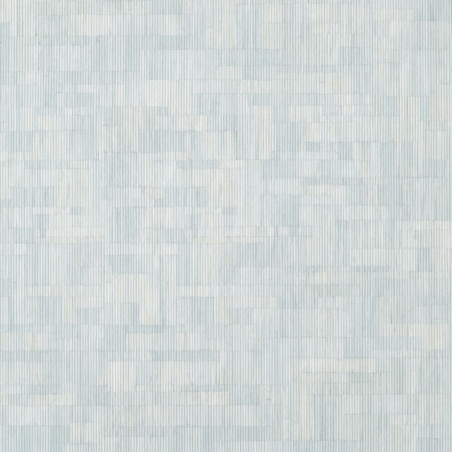 Thibaut BAMBOO MOSAIC Soft Blue Wallpaper