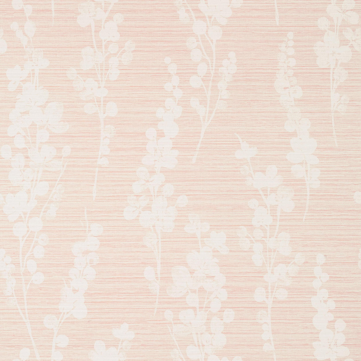 Thibaut Spring Blooms Blush Wallpaper